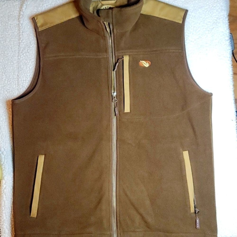 Mack's Prairie Wings Arkansas Outdoor Men's Soft Shell Vest Size M